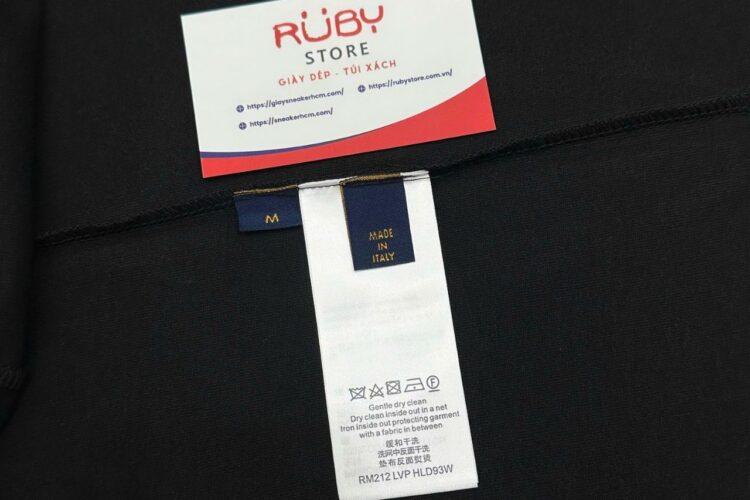 Áo Thun LV Iridescent LV Vers T-Shirt 1AGTSD Màu Đen