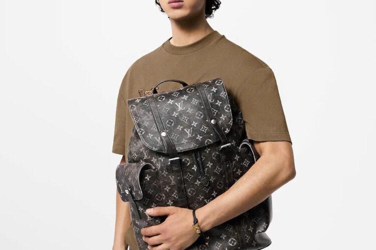 Ba Lô LV Christopher MM Backpack M11521 Brushed Monogram Cowhide Leather