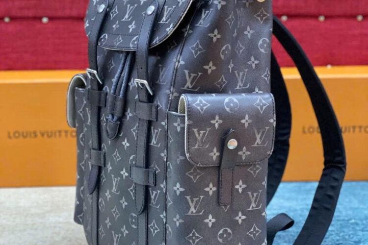 Ba Lô LV Christopher MM Backpack M11521 Brushed Monogram Cowhide Leather