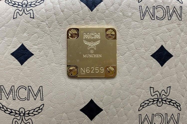 Ba Lô MCM Stark Side Studs Backpack Medium Size 41 Beige Visetos Màu Be