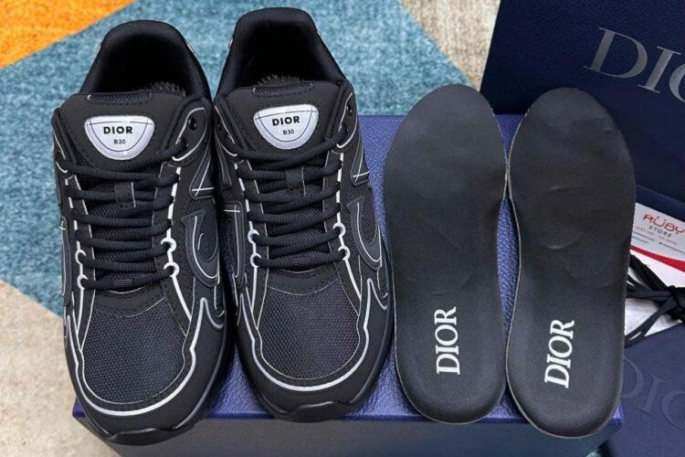 Giày Dior B30 Countdown Sneaker Black Technical Mesh And Fabri