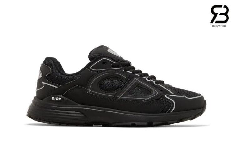 Giày Dior B30 Countdown Sneaker Black Technical Mesh And Fabric