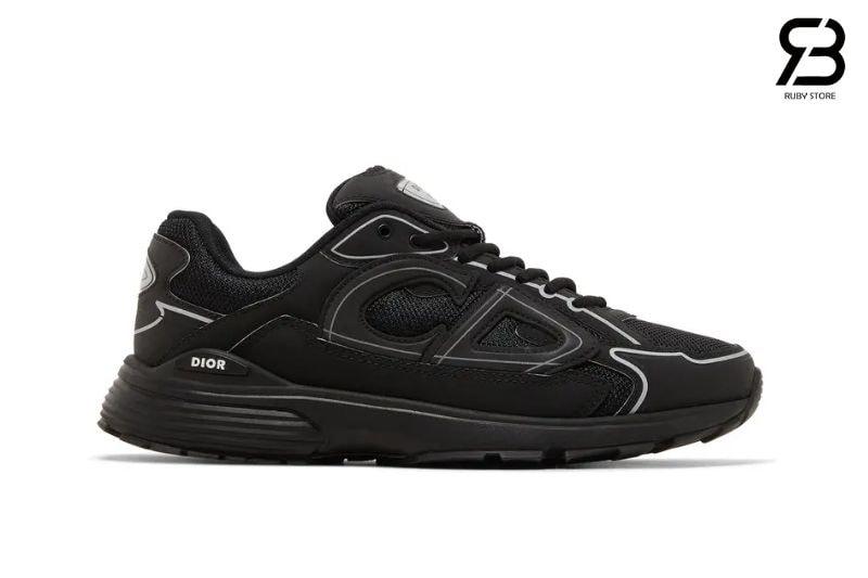 Giày Dior B30 Countdown Sneaker Black Technical Mesh And Fabric