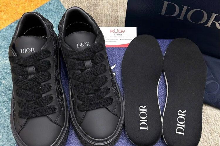 Giày Dior B33 Sneaker Black D Oblique Jacquard Đen