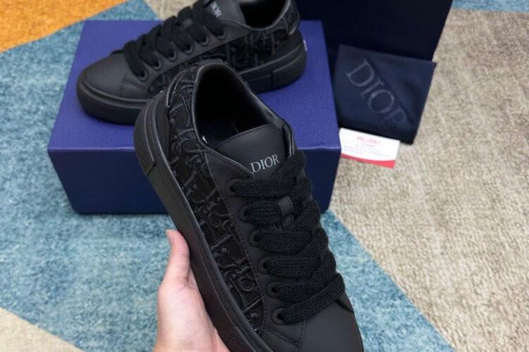 Giày Dior B33 Sneaker Black D Oblique Jacquard Đen