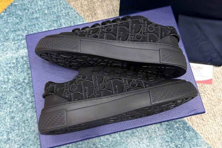 Giày Dior B33 Sneaker Black D Oblique Jacquard Đen