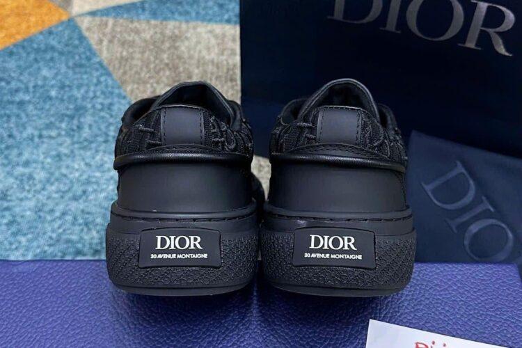 Giày Dior B33 Sneaker Black D Oblique Jacquard Đen