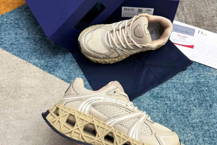 Giày Dior B35 Sneaker Beige Màu Be