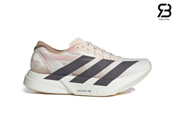 Giày adidas Adizero Adios Pro 4 White Grey Orange Trắng Xám Cam