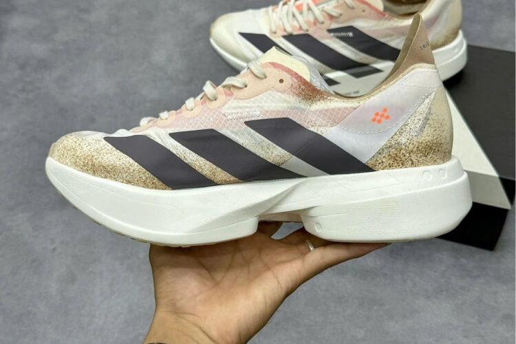 Giày adidas Adizero Adios Pro 4 White Grey Orange Trắng Xám Cam