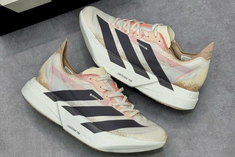 Giày adidas Adizero Adios Pro 4 White Grey Orange Trắng Xám Cam