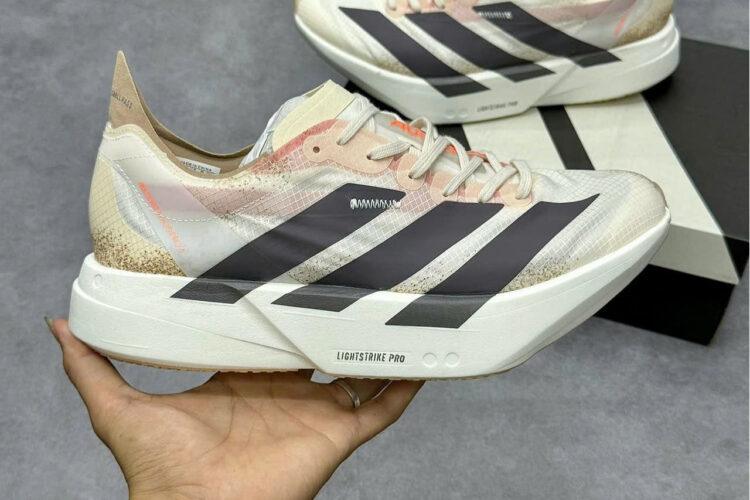 Giày adidas Adizero Adios Pro 4 White Grey Orange Trắng Xám Cam