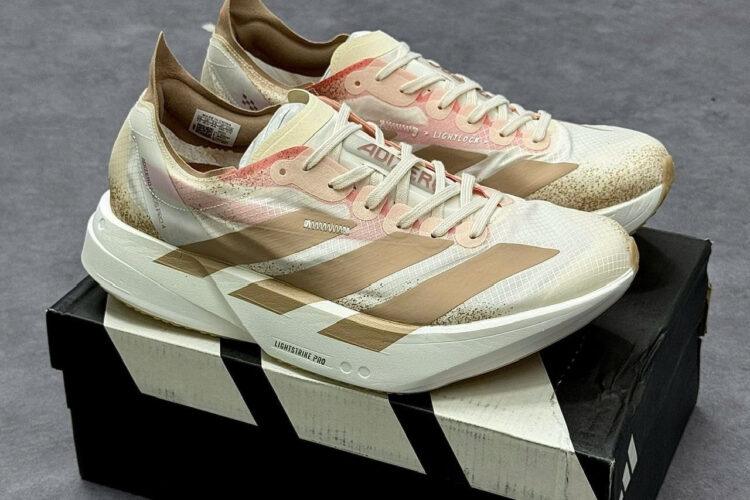 Giày adidas Adizero Adios Pro 4 White Sandstone Orange Trắng Be Cam