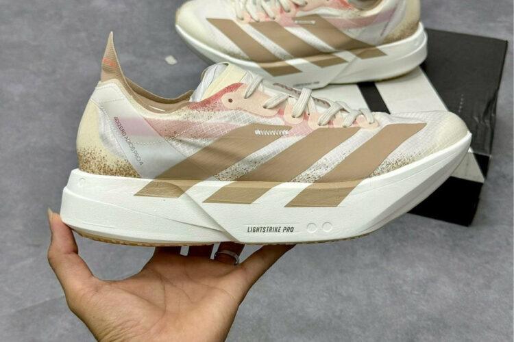 Giày adidas Adizero Adios Pro 4 White Sandstone Orange Trắng Be Cam