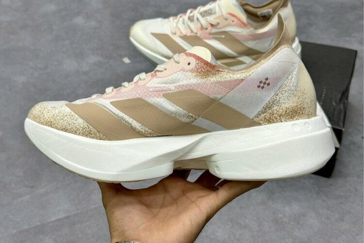Giày adidas Adizero Adios Pro 4 White Sandstone Orange Trắng Be Cam