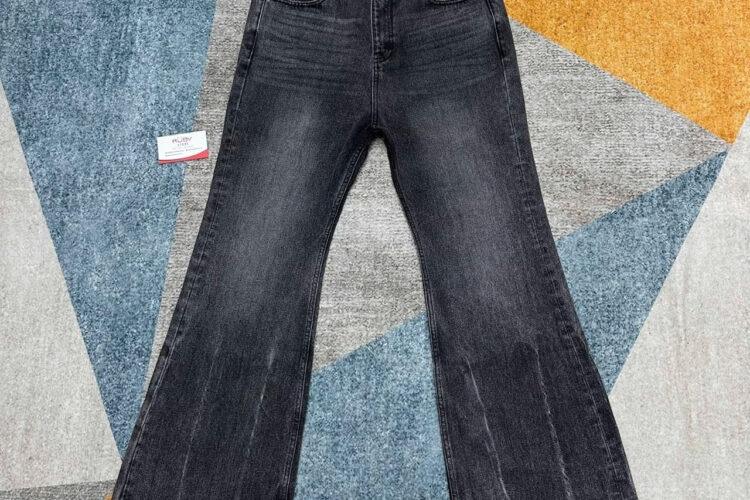 Quần Jean Balenciaga Black Flared Jeans Màu Đen