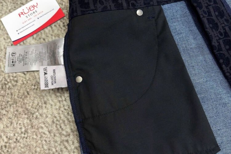 Quần Short Dior And Kaws Jean Heritage Dior Oblique Shorts