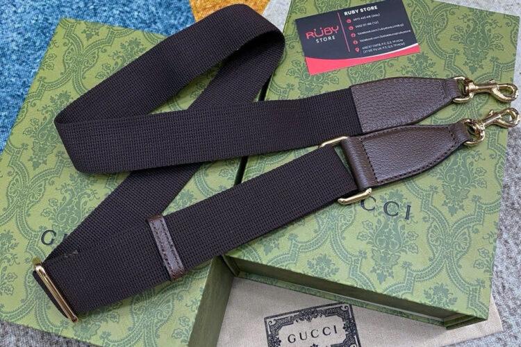 Túi Gucci Ophidia Mini GG Top Handle Bag Ebony Beige GG Supreme