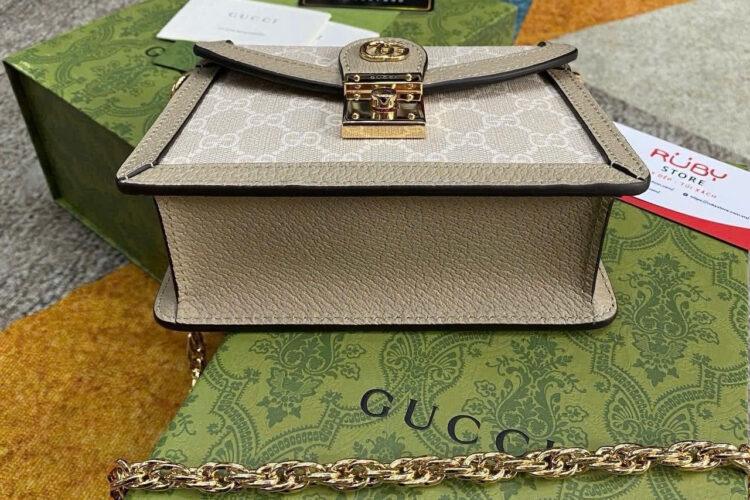 Túi Gucci Ophidia Mini Shoulder Bag Beige White Supreme