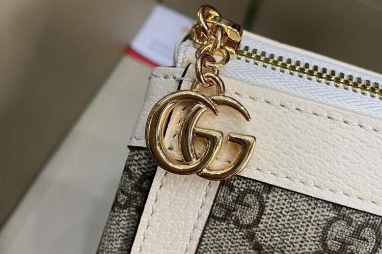Túi Gucci Ophidia Mini Tote Bag Beige Ebony GG Supreme White