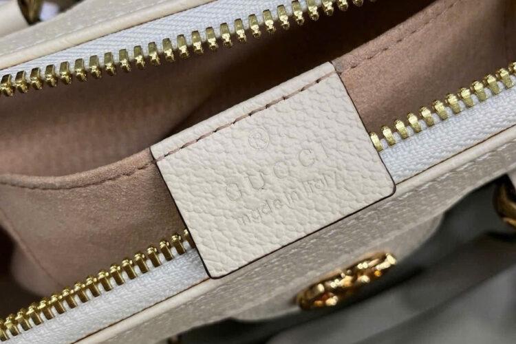 Túi Gucci Ophidia Mini Tote Bag Beige Ebony GG Supreme White