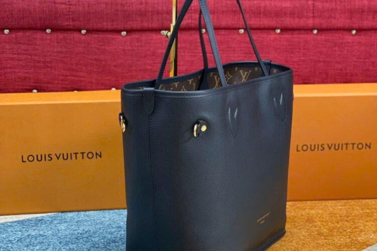 Túi LV Neverfull Inside Out MM M11946 Black Monogram
