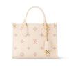 Túi LV OnTheGo PM M14403 Eden Monogram Empreinte Trắng Kem