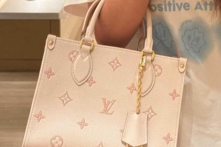 Túi LV OnTheGo PM M14403 Eden Monogram Empreinte Trắng Kem