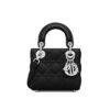 Túi Micro Lady Dior Black Lambskin SHW Màu Đen