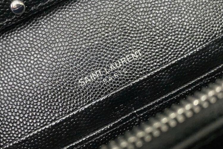 Túi YSL Envelope Classic Cassandre Woc 22CM Black Caviar SHW