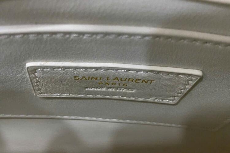 Túi YSL Mini Manhattan In Box Blanc GHW Màu Trắng