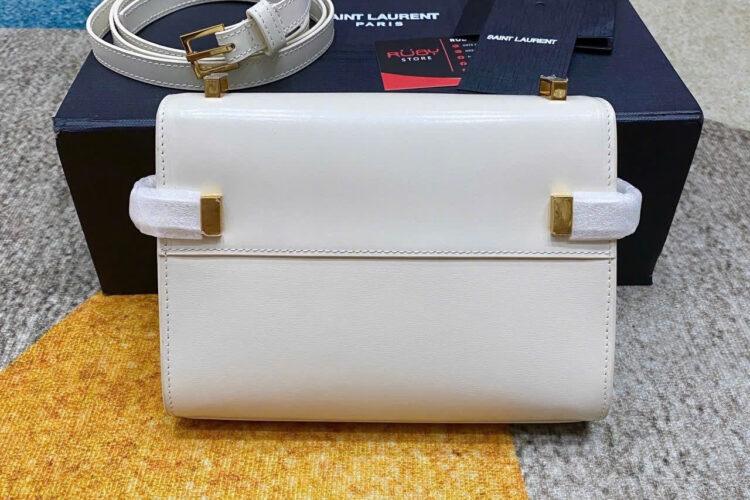 Túi YSL Mini Manhattan In Box Blanc GHW Màu Trắng