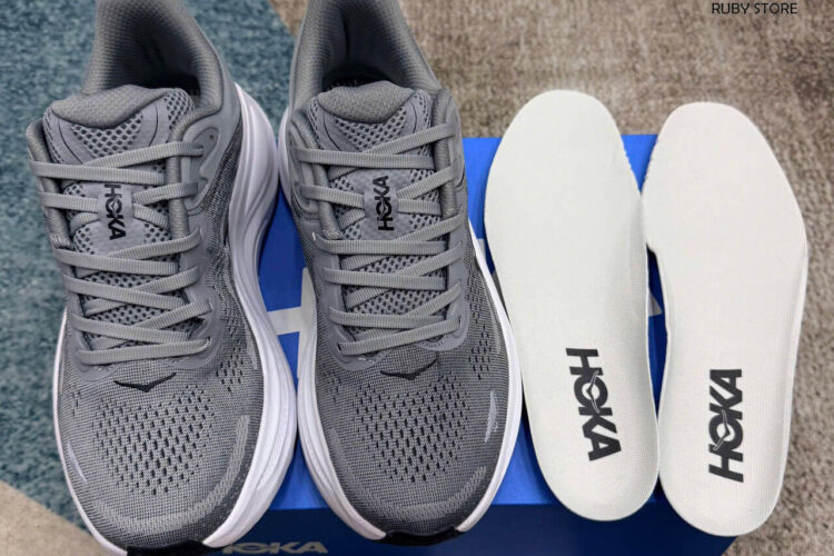 Giày Hoka Bondi 9 Galactic Stellar Grey Màu Xám Best Deal