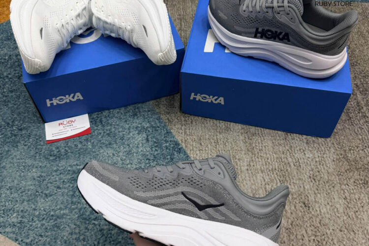 Giày Hoka Bondi 9 Galactic Stellar Grey Màu Xám Best Deal