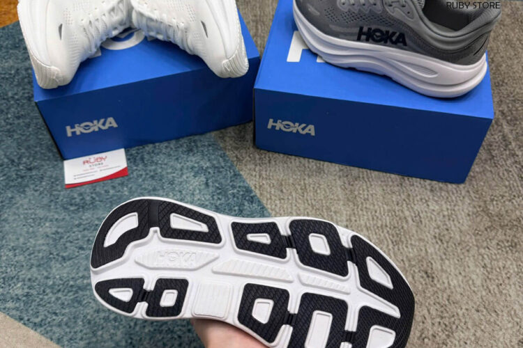 Giày Hoka Bondi 9 Galactic Stellar Grey Màu Xám Best Deal
