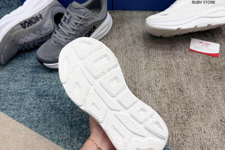Giày Hoka Bondi 9 White Màu Trắng Best Deal