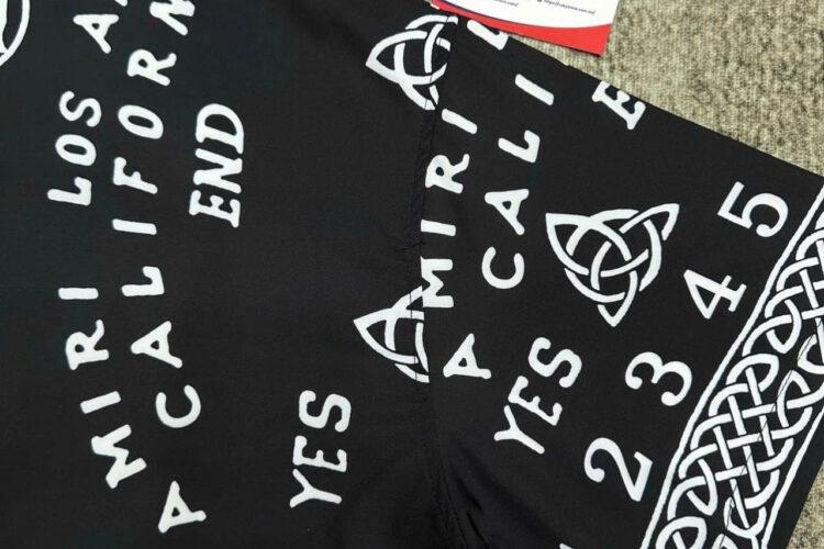 Áo Amiri Ouija Board-Print Bowling Shirt