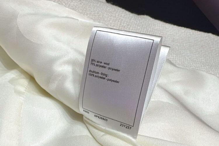 Áo CN 2025 Tweed Vest White Gold Màu Trắng Vàng