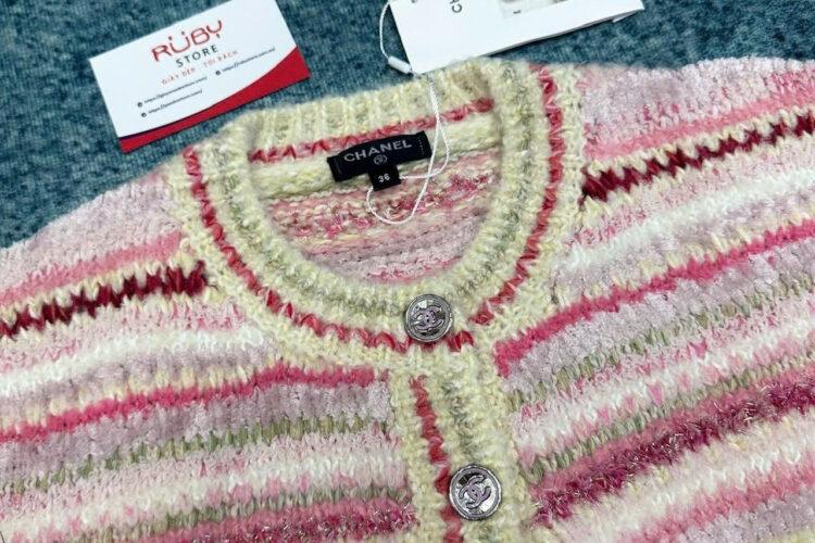 Áo CN 24 Cashmere Wool Cotton Jacket Pink Màu Hồng