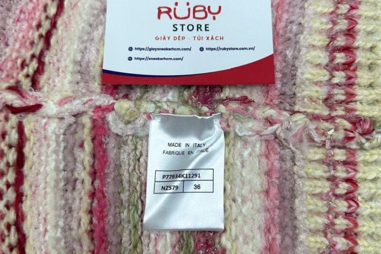 Áo CN 24 Cashmere Wool Cotton Jacket Pink Màu Hồng