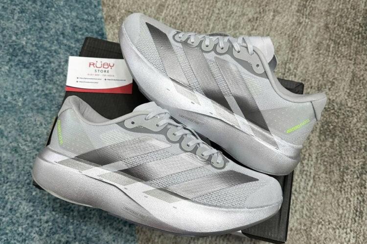 Giày Adidas Adizero Evo SL Silver Metallic Iron Metallic Bạc Xám