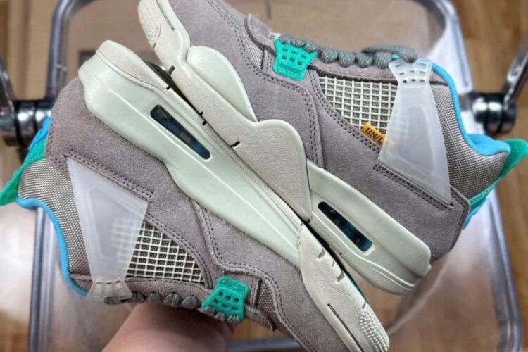 Giày Air Jordan 4 Retro SP 30th Anniversary Union Taupe Haze Xám Xanh
