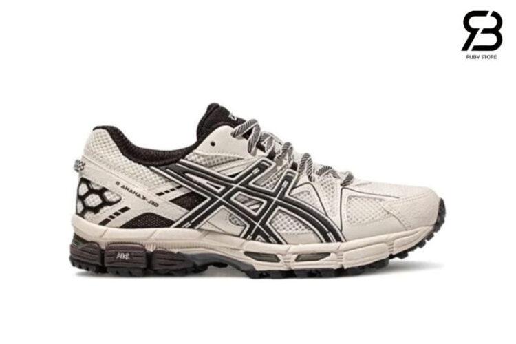 Giày Asics Gel Kahana 8 Cream Black Màu Kem Đen