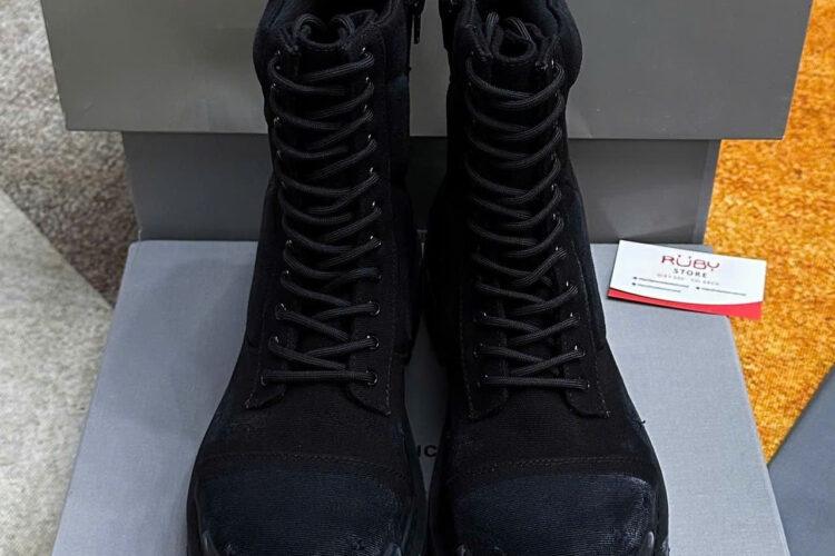 Giày Balenciaga Strike Canvas Boots