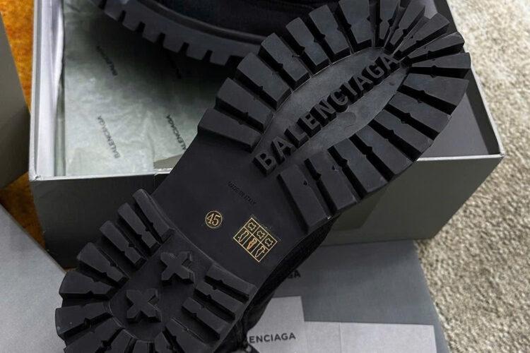 Giày Balenciaga Strike Canvas Boots