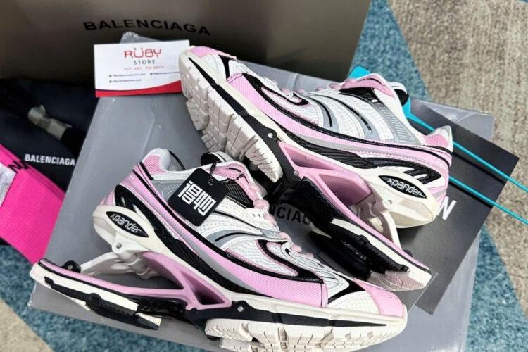 Giày Balenciaga X-Pander Pink Silver Black Hồng Bạc Đen