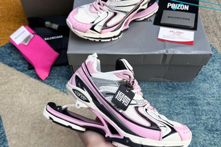 Giày Balenciaga X-Pander Pink Silver Black Hồng Bạc Đen