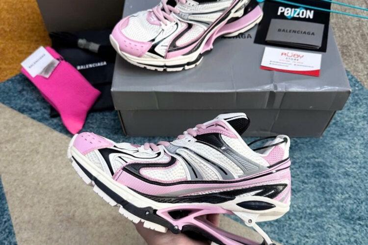 Giày Balenciaga X-Pander Pink Silver Black Hồng Bạc Đen