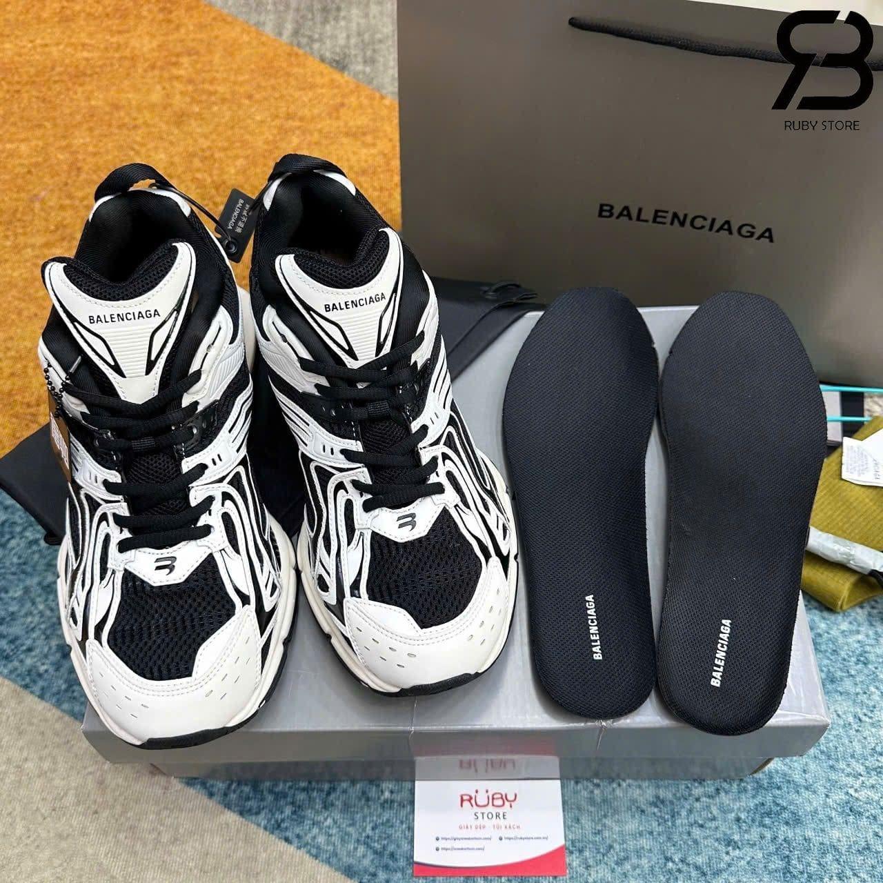 Giày Balenciaga X-Pander White Black Trắng Đen
