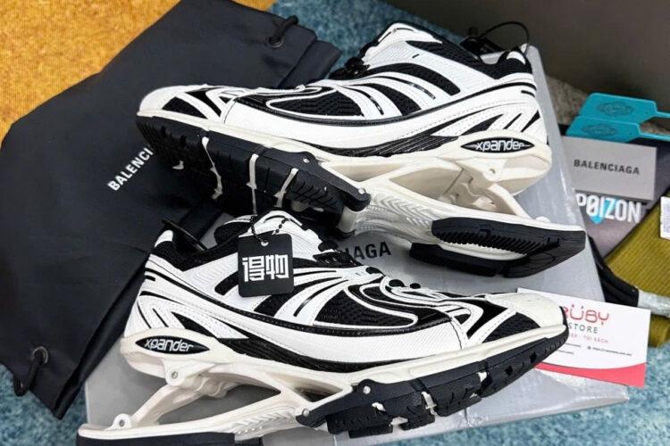 Giày Balenciaga X-Pander White Black Trắng Đen